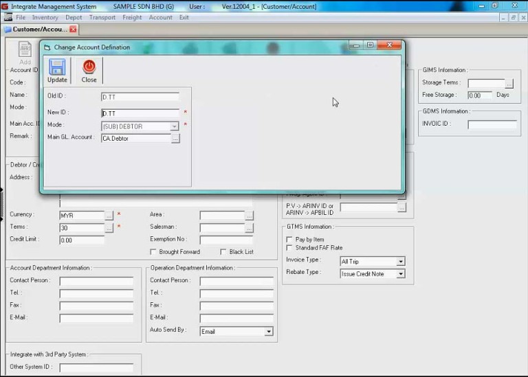 GIMSAccountIDMerge G Software Solution Sdn Bhd