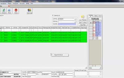 GTMS Use Planning Form Export To Excel