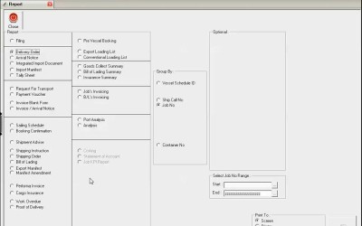 Job Password Print Costing Report